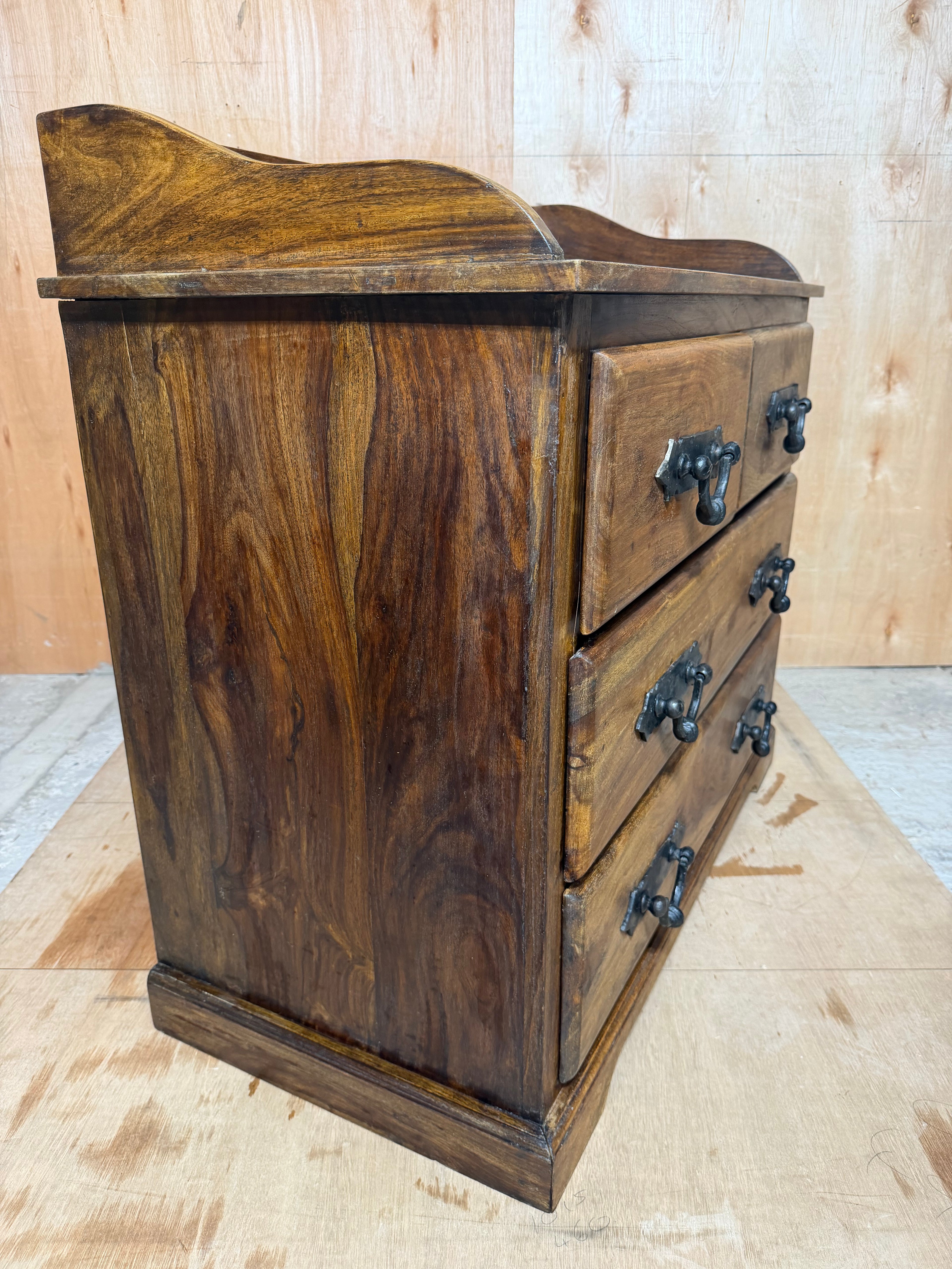 Solid Sheesham Wood Chest of Drawers | Colonial Jali Lattice Gallery