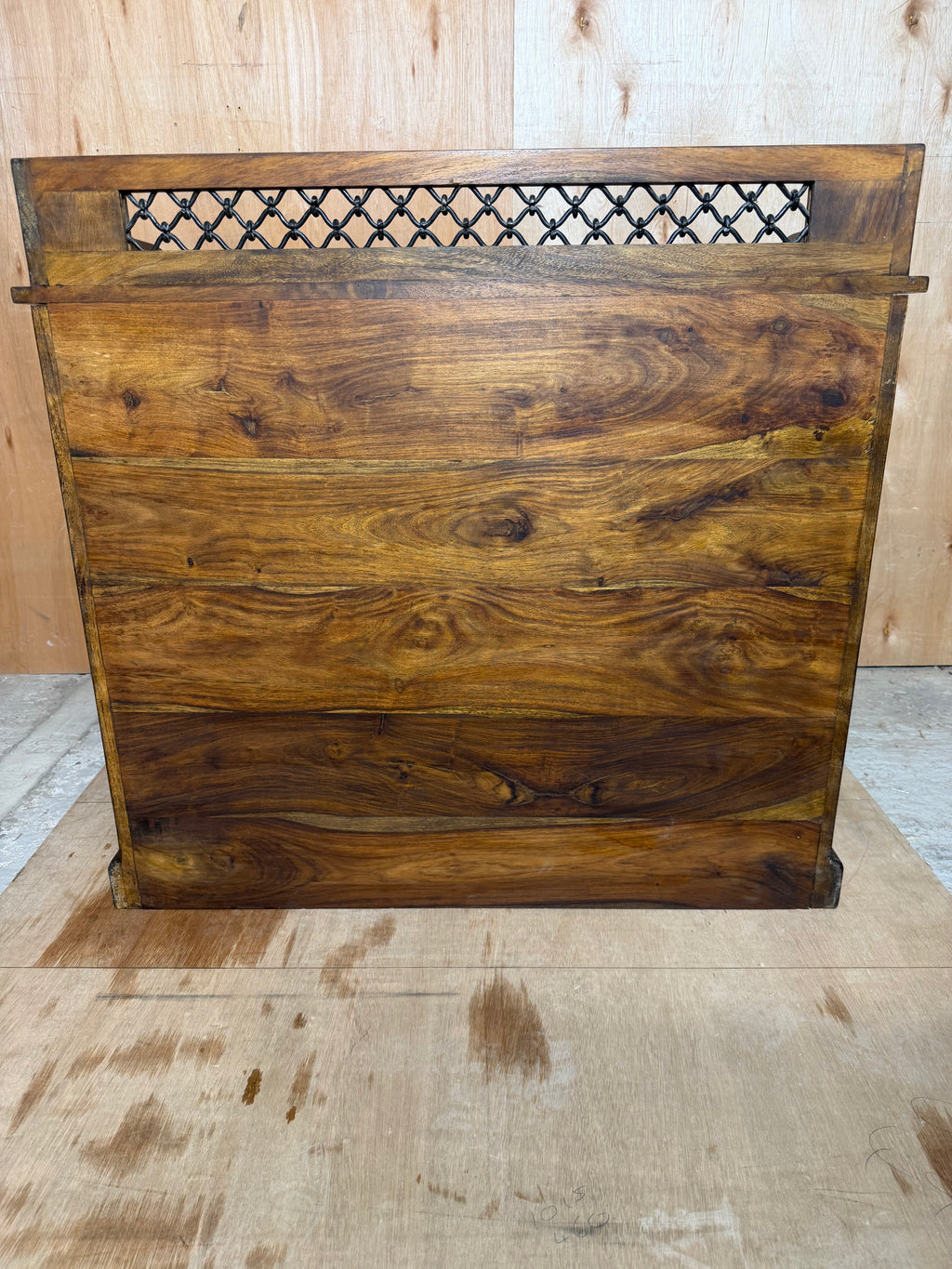 Solid Sheesham Wood Chest of Drawers | Colonial Jali Lattice Gallery