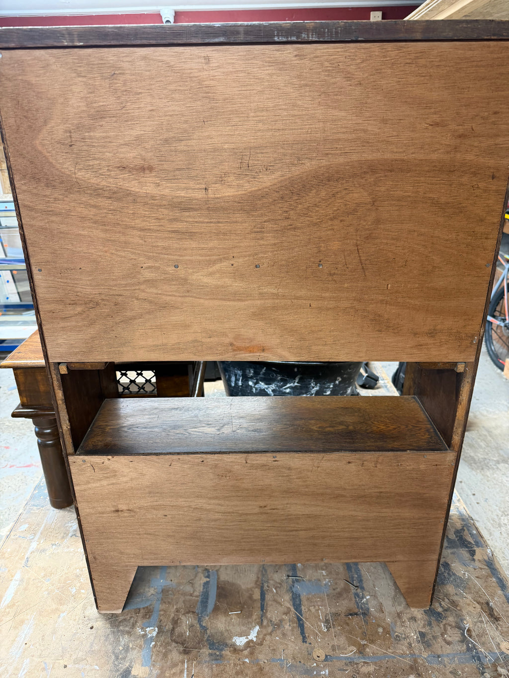 Vintage Oak Roll-Top Writing Bureau Desk | Early 20th Century Tambour Desk